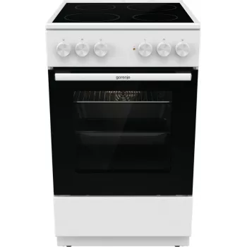 Gorenje GEC5A41WG Brīvi stāvoša plīts ar elektrisko cepeškrāsni un keramikas virsmu, balta