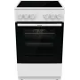 Gorenje GEC5A41WG Brīvi stāvoša plīts ar elektrisko cepeškrāsni un keramikas virsmu, balta