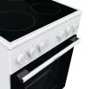 Gorenje GEC5A41WG Brīvi stāvoša plīts ar elektrisko cepeškrāsni un keramikas virsmu, balta