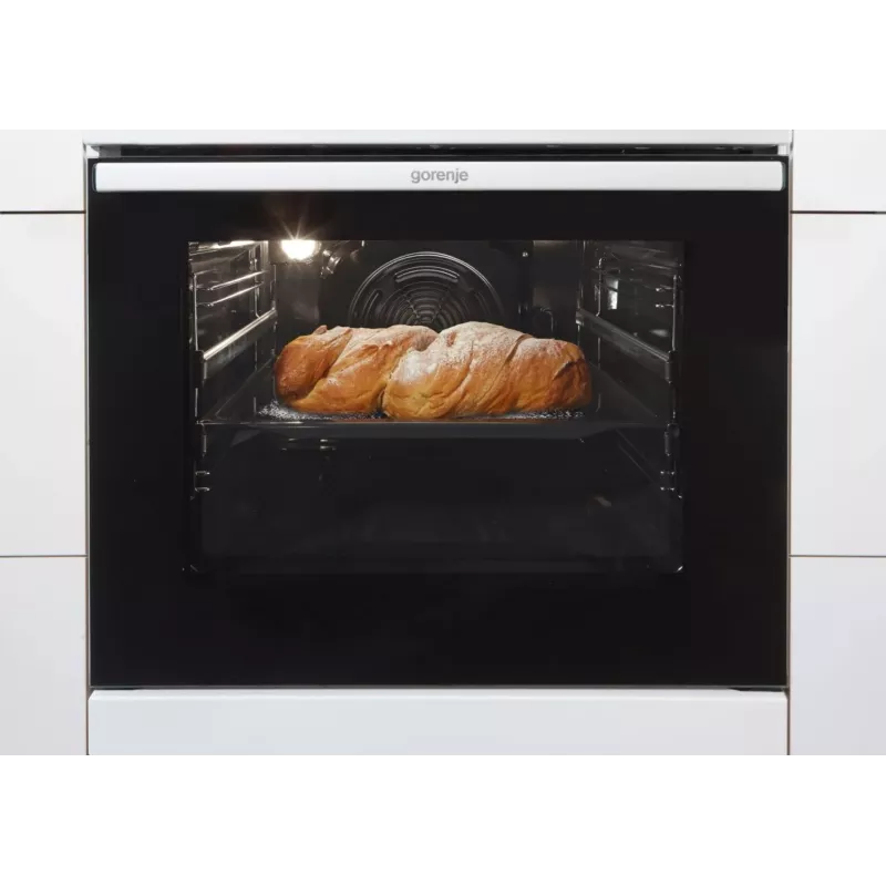 Gorenje GEC5A41WG Brīvi stāvoša plīts ar elektrisko cepeškrāsni un keramikas virsmu, balta