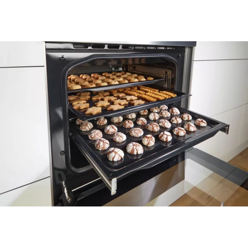 Gorenje GEC5A41WG Brīvi stāvoša plīts ar elektrisko cepeškrāsni un keramikas virsmu, balta
