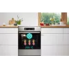 Gorenje GEC5A41WG Brīvi stāvoša plīts ar elektrisko cepeškrāsni un keramikas virsmu, balta