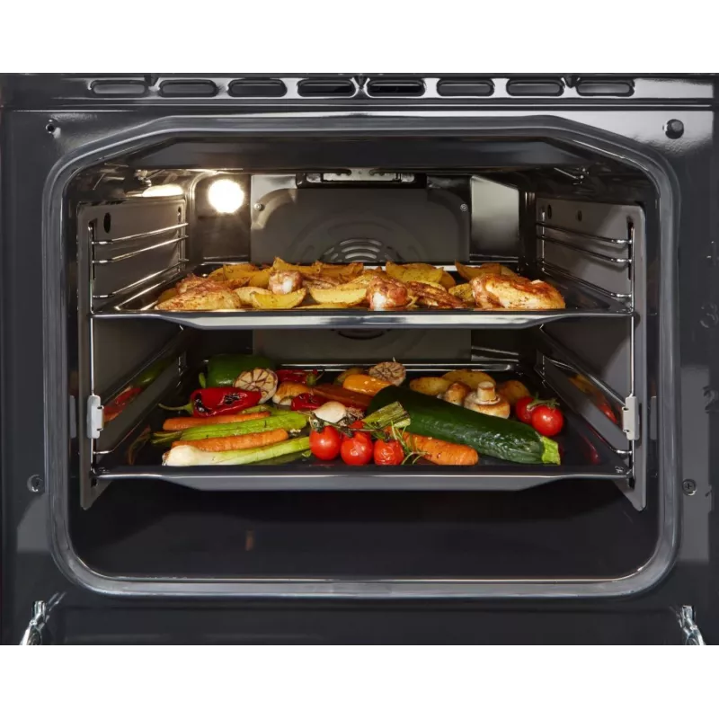 Gorenje GEC5A41WG Brīvi stāvoša plīts ar elektrisko cepeškrāsni un keramikas virsmu, balta