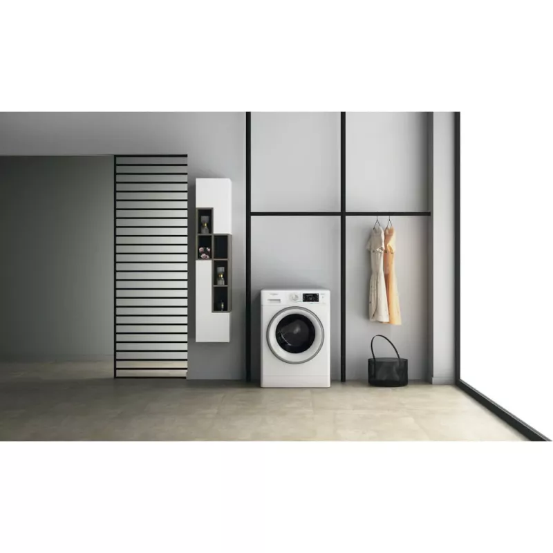 Whirlpool FFWDD 1076258 SV EE veļas žāvētājs, brīvi stāvošs, priekšējā ielāde, balts