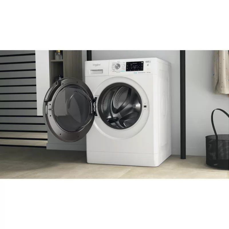 Whirlpool FFWDD 1076258 SV EE veļas žāvētājs, brīvi stāvošs, priekšējā ielāde, balts