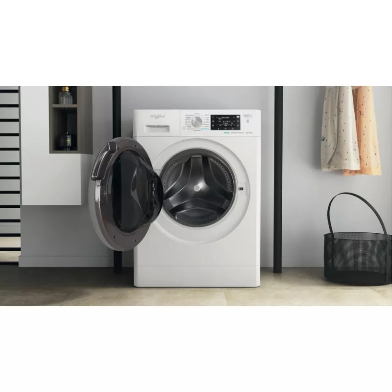 Whirlpool FFWDD 1076258 SV EE veļas žāvētājs, brīvi stāvošs, priekšējā ielāde, balts