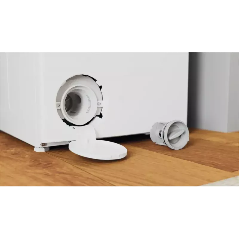 Veļas mazgājamā mašīna ar augšējo ielādi Indesit BTW L60400 EE/N — 6 kg, 1000 apgr./min, 400×600×900 mm, balta