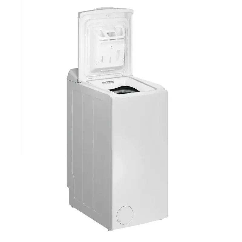 Veļas mazgājamā mašīna ar augšējo ielādi Indesit BTW L60400 EE/N — 6 kg, 1000 apgr./min, 400×600×900 mm, balta