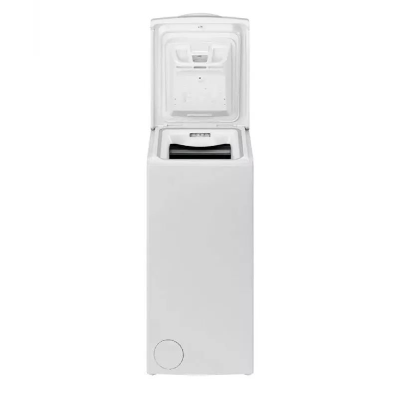 Veļas mazgājamā mašīna ar augšējo ielādi Indesit BTW L60400 EE/N — 6 kg, 1000 apgr./min, 400×600×900 mm, balta