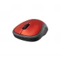 LOGITECH Bezvadu pele M185 Sarkanā