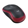 LOGITECH Bezvadu pele M185 Sarkanā