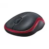 LOGITECH Bezvadu pele M185 Sarkanā
