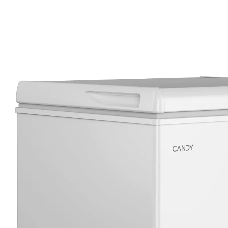 Saldētava CANDY CCHH 145E — 137 L neto, 4 zvaigznes, kreisās puses eņģe, balta