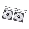 Ventilators Thermaltake CT120 ARGB Sync Melns Balts 500-2000 RPM Hidrauliskais