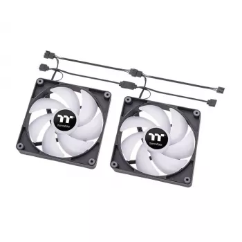 Ventilators Thermaltake CT120 ARGB Sync Melns Balts 500-2000 RPM Hidrauliskais