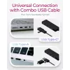 ICY BOX IB-HUB1424-C3 USB 3.2 Gen 1 Type-A + Type-C 5000 Mbit/s Melns