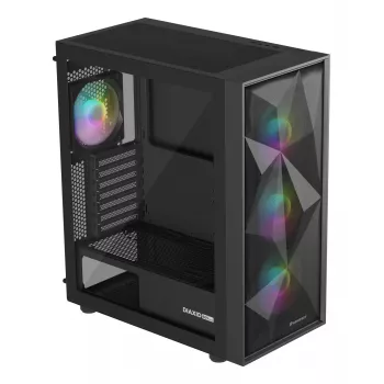 GENESIS Diaxid 605 ARGB Midi Tower Melns