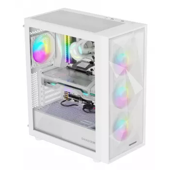 GENESIS Diaxid 605 ARGB Midi Tower Balts