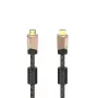 Hama 00205026 HDMI kabelis 3 m HDMI Type A (Standarta) Melns, Rozā