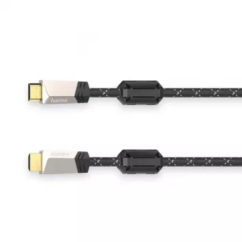Hama 00205026 HDMI kabelis 3 m HDMI Type A (Standarta) Melns, Rozā