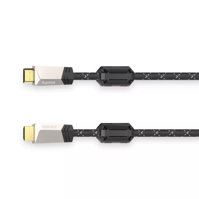 Hama 00205026 HDMI kabelis 3 m HDMI Type A (Standarta) Melns, Rozā