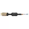 Hama 00205026 HDMI kabelis 3 m HDMI Type A (Standarta) Melns, Rozā