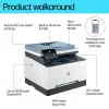 HP Color LaserJet Pro MFP 3302fdn, lāzerprinteris, krāsu druka, 600 x 600 DPI, A4, tiešā druka, zils