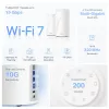 TP-Link Deco BE85 BE19000 Veselas Mājas Tīkla Wi-Fi 7 Mesh Sistēma (Trīsjoslu)