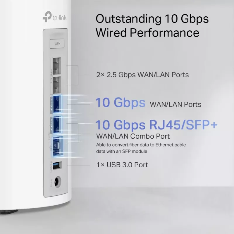 TP-Link Deco BE85 BE19000 Veselas Mājas Tīkla Wi-Fi 7 Mesh Sistēma (Trīsjoslu)