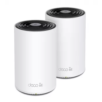TP-Link Deco XE75 Pro AXE5400 Tri-Band Wi-Fi 6E Mesh sistēma (balta)