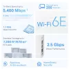 TP-Link Deco XE75 Pro AXE5400 Tri-Band Mesh Wi-Fi 6E sistēma (balta)