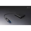 i-tec USB-A/USB-C Divkāršs 4K/60 Hz DisplayPort video adapteris, 0,27 m