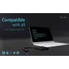 i-tec CADUAL4KHDMI USB-A/USB-C video adapteris diviem 4K/60 Hz HDMI monitoriem, 2x HDMI ligzdas, 0,27 m, 3840 x 2160, melnā krāsā
