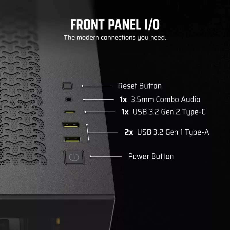 CORSAIR PC korpuss - iCUE Link 3500X RGB Mid-Tower