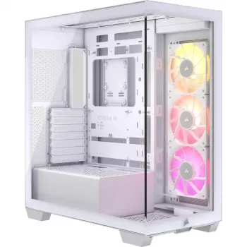 CORSAIR PC korpuss Icue Link 3500X RGB Mid-Tower Balts