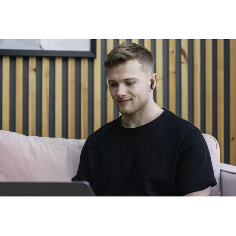 JVC HA-A3T-B-U patiesi bezvadu austiņas ausīs, Bluetooth, ar mikrofonu, 7,5 h atskaņošanas laiks, melnā krāsā