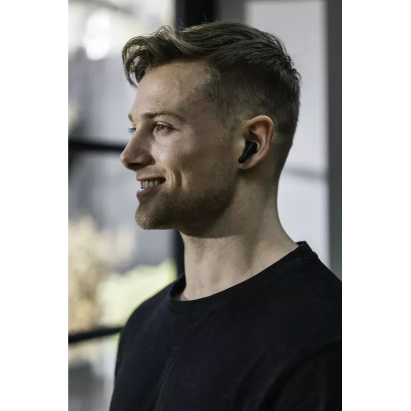 JVC HA-A3T-B-U patiesi bezvadu austiņas ausīs, Bluetooth, ar mikrofonu, 7,5 h atskaņošanas laiks, melnā krāsā