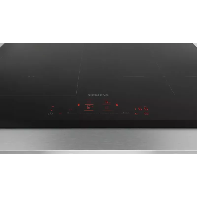 Siemens iQ100 ED651HSC1E Melna Iebūvējamā 60 cm Indukcijas Plīts 4 Zonas