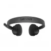 Lenovo bezvadu VoIP austiņas galvas saite birojam/zvanu centram Bluetooth melna