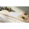 Indukcijas plīts virsma Bosch Serie 6 PIF612BB1E, 4 zonu iebūvējamā, 60 cm, balta, skārienvadība