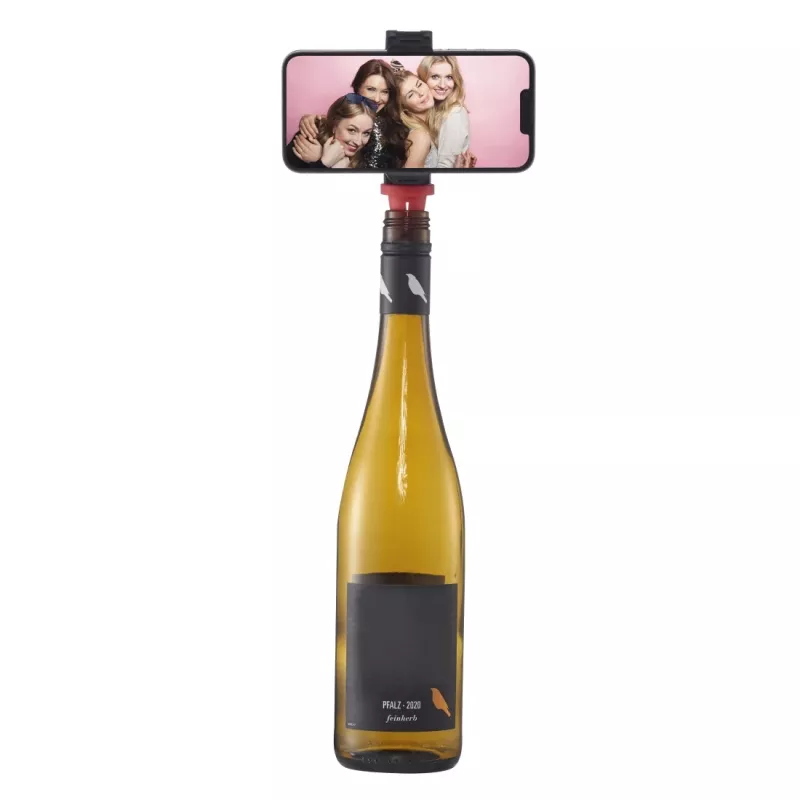 Hama Bottle Pod Fun pasīvais turētājs mobilajam telefonam Melns, Sarkans