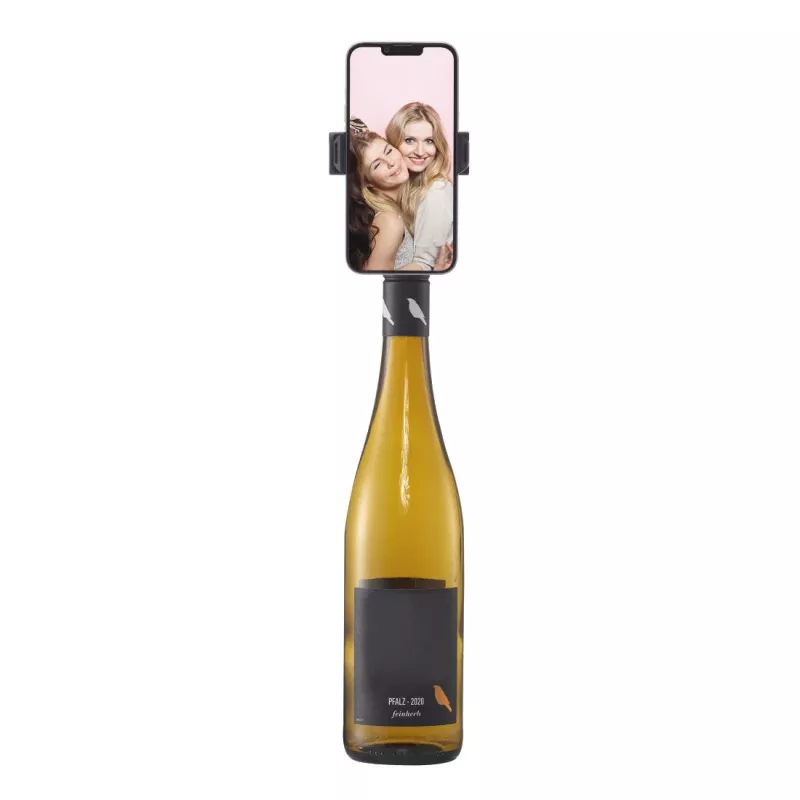 Hama Bottle Pod Fun pasīvais turētājs mobilajam telefonam Melns, Sarkans