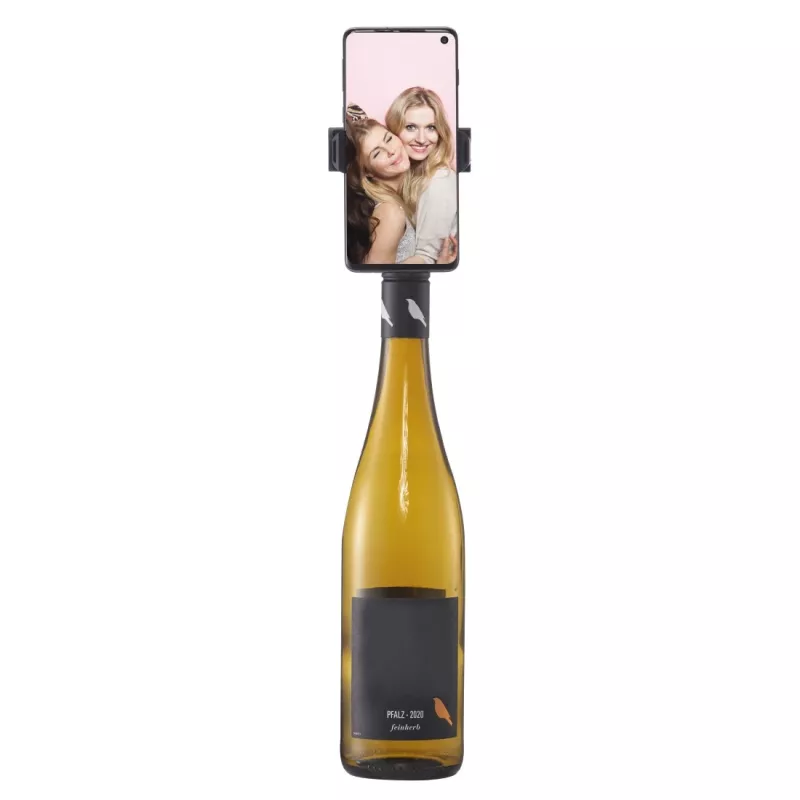 Hama Bottle Pod Fun pasīvais turētājs mobilajam telefonam Melns, Sarkans