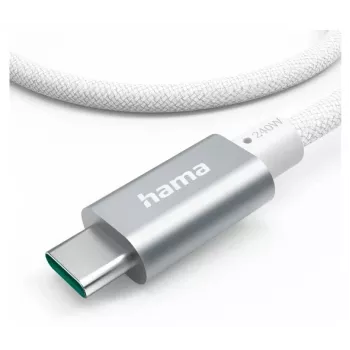 Hama Full-Featured USB kabelis USB 3.2 Gen 2 (3.1 Gen 2) 1.5 m USB C Balts