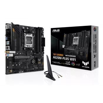 ASUS TUF GAMING A620M-PLUS WIFI AMD A620 Socket AM5 micro ATX mātesplate