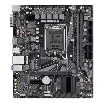 GIGABYTE H610M H V3 DDR4 mātesplate - atbalsta Intel Core 14. paaudzes CPU, 4+1+1 hibrīda fāžu digitālais VRM, līdz 3200MHz DDR4, 1xPCIe 3.0 M.2, GbE LAN, USB 3.2 Gen 1