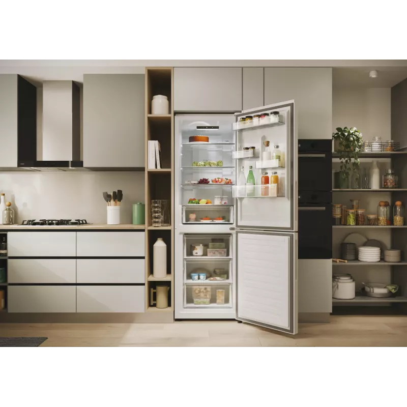 Candy Fresco CNCQ2T618EW brīvstāvošs ledusskapis 355 L, balts