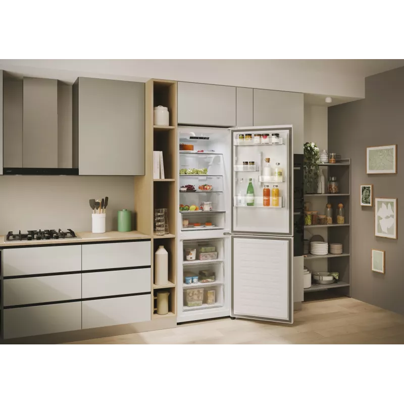 Candy Fresco CNCQ2T618EW brīvstāvošs ledusskapis 355 L, balts