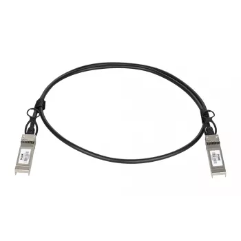 D-Link DEM-CB100S28 InfiniBand/optiskās šķiedras kabelis 1 m SFP28 Melns Sudrabs