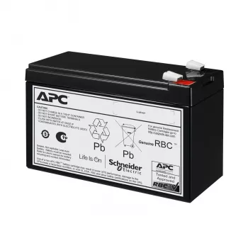 APC Replacement Battery Cartridge #177, Slēgts svina-skābes akumulators (VRLA), 24 V, 9 Ah, 1 gab., Melns, bez dzīvsudraba